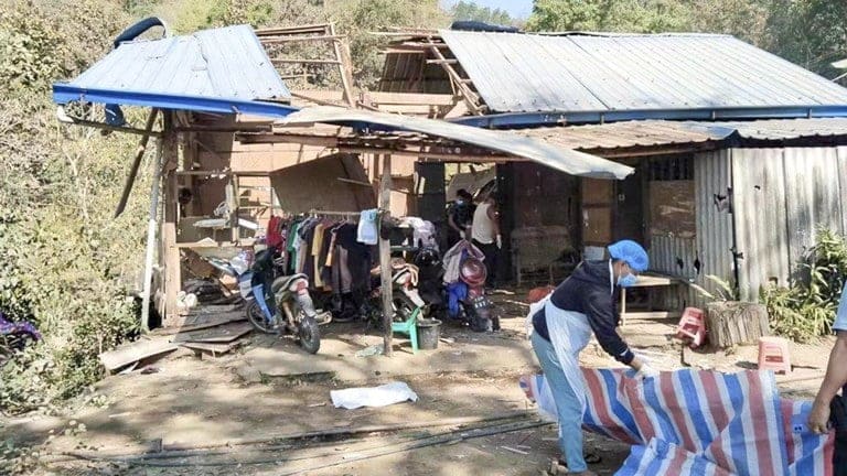 هجمات المجلس العسكري في منطقة باغو في ميانمار تقتل 8 وتشرد 6 آلاف 3 11111