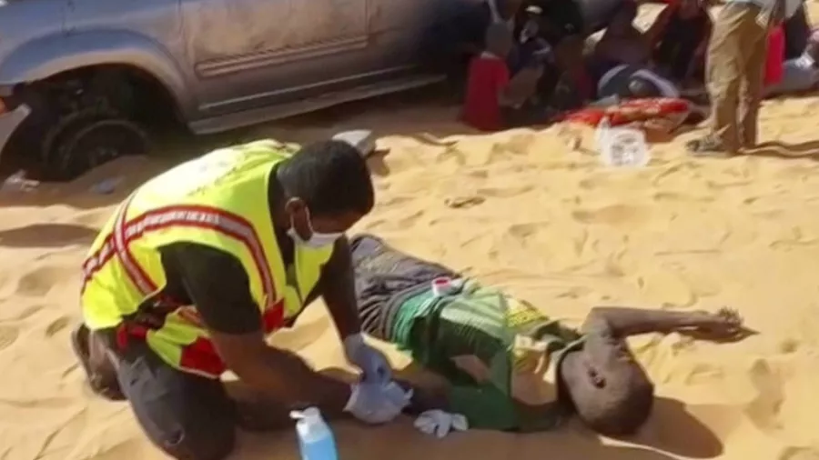 العثور على جثث لاجئين سودانيين في الصحراء الليبية 59 العثور على جثث لاجئين سودانيين في الصحراء الليبية