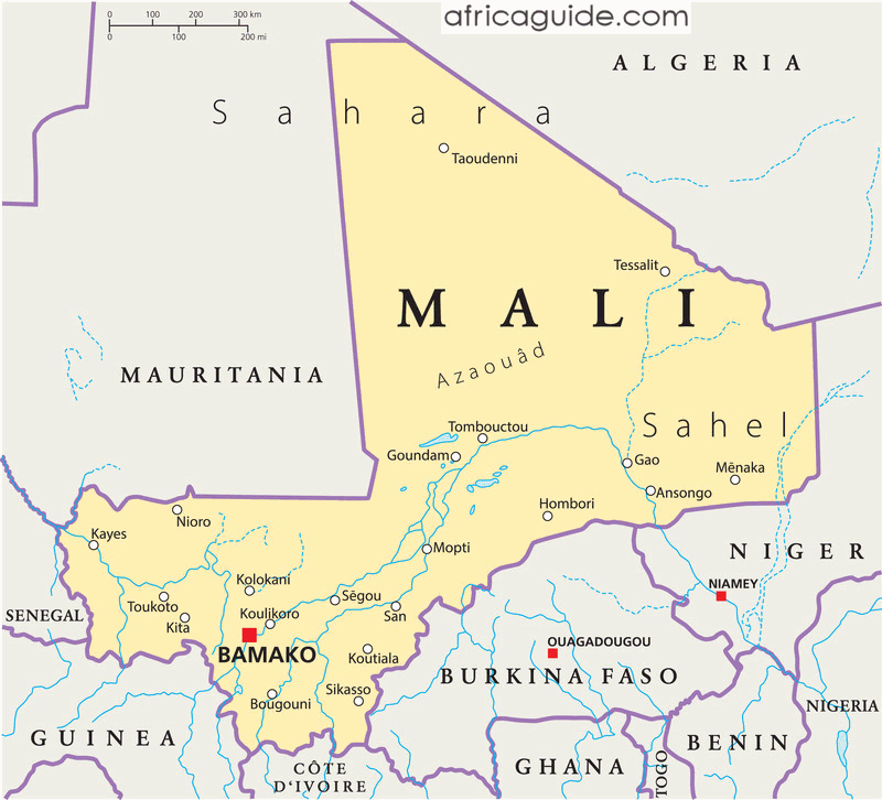 mali political map