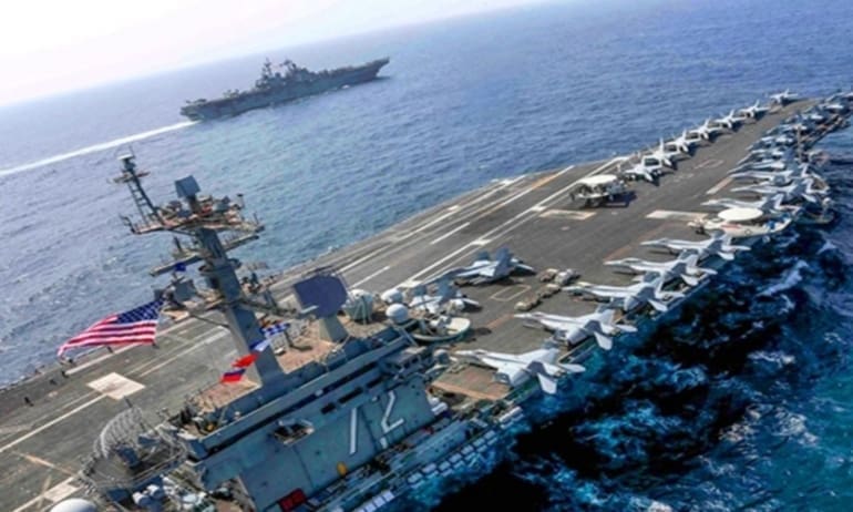 الحشود العسكرية الضخمة وتزايد نشاط القواعد الأمريكية في المنطقة: ضغط سياسي أم ردع عسكري؟ 73 الحشود العسكرية الضخمة وتزايد نشاط القواعد الأمريكية في المنطقة: ضغط سياسي أم ردع عسكري؟