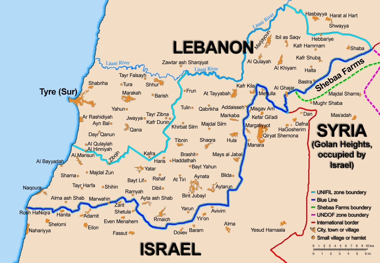 Litani Map