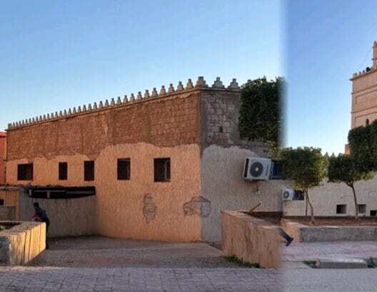 سكان حي متشفسا يحتجون على نية السلطات المغربية هدم المسجد الوحيد في الحي 1 69db8e8bb6ac0 528x410 1