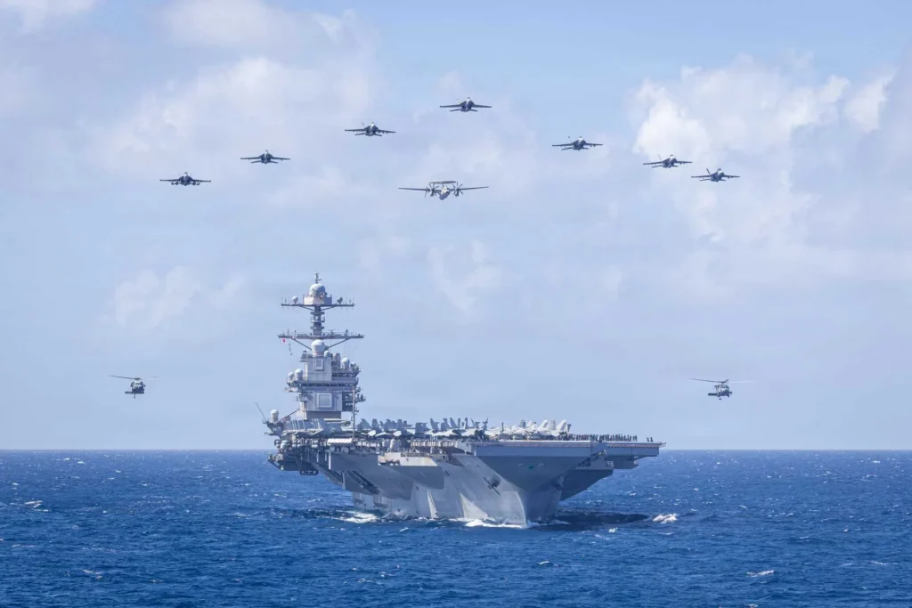 Worlds largest aircraft carrier USS Gerald R. Ford enters Red Sea for first time as US expands strikes on Iran 925 001 3a7b0a1b