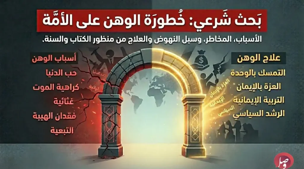 الوهن، علاج الوهن ، الكتاب والسنة