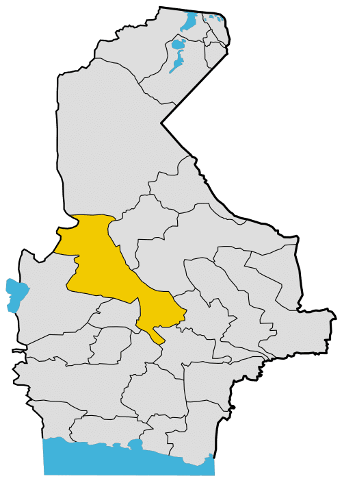 عملية اغتيال ضابط شرطة إيراني في مدينة إيران شهر 2 Iranshahr County Locator Map.svg