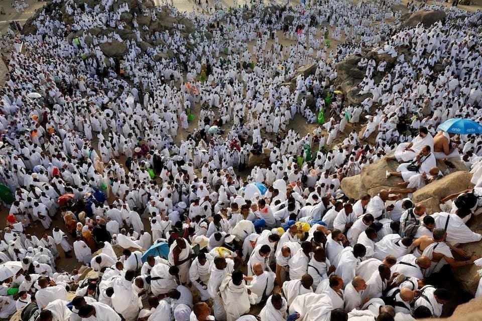 أبرز الصور التي وثقت تأدية ضيوف الرحمن لمناسك الحج 8 الرحمة